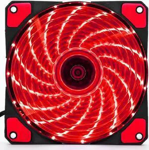 120mm PC computer Ultra Silent LED cooling fan radiator radiator, 12CM fan, 12VDC 3P IDE 4pin
