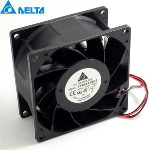 FFB0812SHE 12V 0.87A 8cm 8038 dual ball bearing fan violence  Delta 80*80*38mm