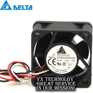 EFB0405HHD 4020 5V 0.45A 4cm stall alarm dual ball bearing fan switch  Delta 40*40*20mm