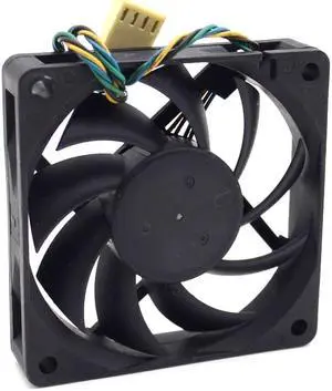 1pcs  and  authentic DE07015T12U 7015 7cm 12V 0.7A winds of PWM CPU fan