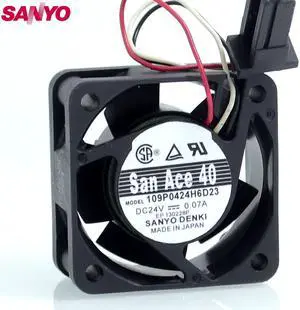 1pcs 109P0424H6D23 Without frame 40*40*20MM 24V 0.07A 4020 4cm fan