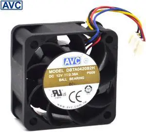 AVC  DBTA0420B2H 4020 4CM 12V 0.38A fan speed wind capacity 40*40*20mm