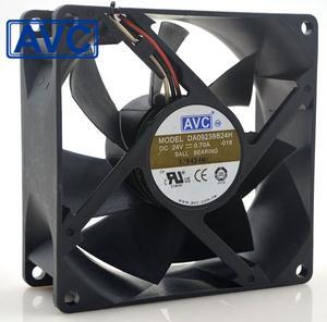 1pcs DA09238B24H -018 9238 DC 24V 0.7A computer server inverter Server Square cooling Fans 3-Wire