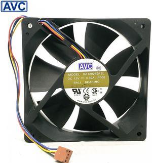 AVC  DA12025B12L P005 12V 0.3A 12cm 12025 pin PWM fan cooling fan