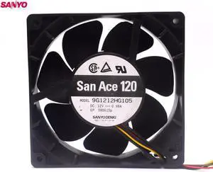 1pcs 9G1212HG105 12038 120mm 12cm DC 12V 0.98A cpu cooler heatsink axial cooling Fans