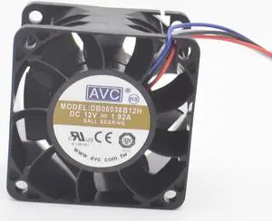 DB06038B12H 6038 6CM 60*60*38mm wind capacity fan 12V 1.92A 4Lines 4Pin DB06038B12H 6038 6CM 60*60*38mm wind capacity fan 12V 1.92A 4Lines 4Pin