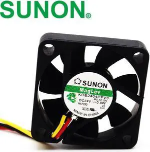 KDE2404PFV3 Double Ball Bearing Cooling Axial Fan DC 24V 4010 40*40*10mm 50 pcs/lot