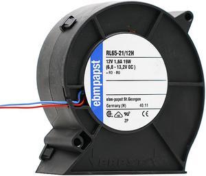Ebmpapst RL65-21/12H 9733 12V 1.6A 19W Turbofan DC blower fans