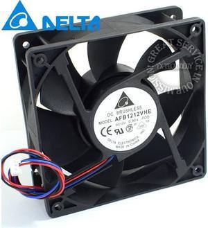 Delta AFB1212VHE -F00 signal 120mm 12cm DC 12V 0.90A 3-pin server inverter axial blower cooler cooling fan