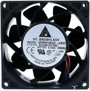 Delta 9038 QFR0912EHE 12V 0.60A 9CM cm Mute 4-Wire PWM Cooling Fan