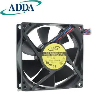 AD0812HB-A76GL 8025 8cm 12V 0.25A double ball bearing cooling fan ADDA 80*80*25mm AD0812HB-A76GL 8025 8cm 12V 0.25A double ball bearing cooling fan ADDA 80*80*25mm