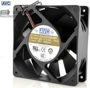 AVC  48V 0.95A DV12038B48H 12CM 12038 industrial inverter cooling fan 120*120*38mm