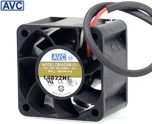 2pcs  4028 0.6A 1U 12V server winds of DB04028B12U PWM fan speed control 40*40*28mm (1set)
