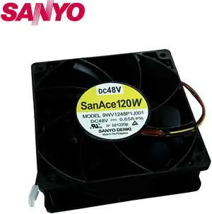 9WV1248P1J001 IP55 waterproof cooling fan12038 48V 0.65A 12CM
