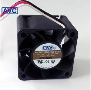 cooling fan DB04028B12M -FAR DC12V 0.45A Server Square Fan 3-wire 40x40x28mm 4cm 40 pcs/lot AVC