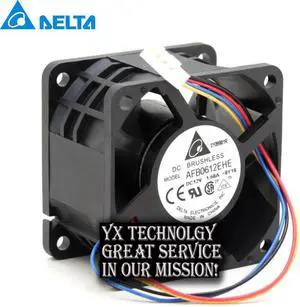 Delta 60*60*38mm AFB0612EHE 6038 4 wire DC 12V 1.68A supports PWM cooling fan