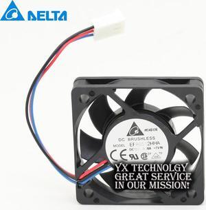 2pcs Delta   EFB0512HHA 5010 5cm 12V 0.2A thin server cooling fan  50*50*10mm
