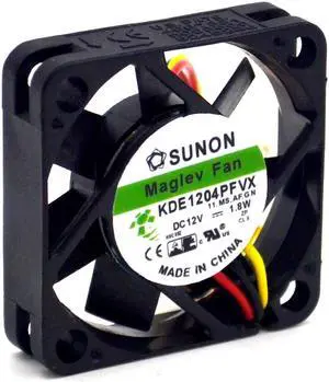 1ocs 40*40*10 12V 1.8W KDE1204PFVX 4010 12v 3-wire fan