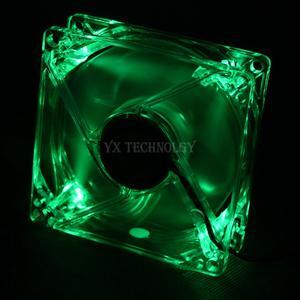 8025 GDT Green Red Bule Four color LED PC Computer Case Brushless Cooling Fan 80mm 8080x25mm 8025S DC 12V 4Pin Cooler