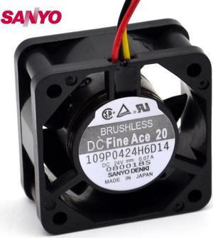 5 pcs/lot 4020 cooling fan 24V 109P0424H6D14 numerical control machine tool inverter fan