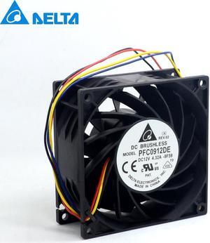 Delta PFC0912DE 9038 12V 4.32A 9CM fan  Delta 90*90*38mm