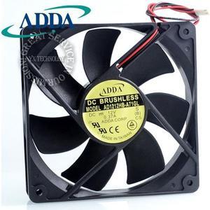 ADDA  and  12025 12cm case fan 12v 0.37A AD1212HB-A71GL  120*120*25mm