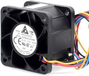 2pcs  FFB0412VHN 4028 4cm 12V 0.24A PWM DC cooling fan speed control 40*40*28mm