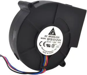 Delta 9733 turbo centrifugal fan blower BFB1012VH 12V 1.80A wind capacity 97*97*33mm