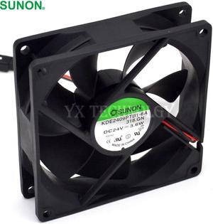 SUNON  9CM 92*92*25MM 9.2CM 9225 KDE2409PTB1-6A 24V 3.6W Cooling Fan case fan server fan
