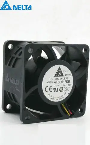 Delta  6CM winds of 6038 12V 1.80A AFC0612DE PWM fan speed control intelligent 60*60*38mm
