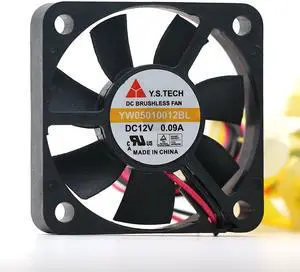 Ultra Quiet  Y.S Tech Yw05010012bl 5010 12v 0.09a Storage Battery Charger Fan