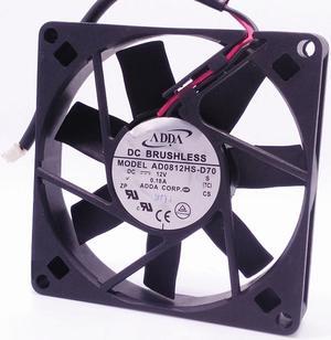 1pcs AD0812HS-D70 silent fan 12V 0. 18A 8015 80*80*15MM 8CM 80MM cooling fan