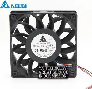 FFB1248EH 12025 12CM 48V 0.38A four wire PWM fan speed control  DELTA 120*120*25mm FFB1248EH 12025 12CM 48V 0.38A four wire PWM fan speed control  DELTA 120*120*25mm