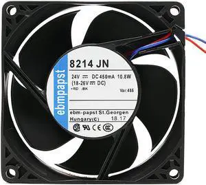 1pcs DC 24V 10.8W 0.45A 8214JN Inverter Cooling Fan 8038 8CM 80*80*38mm 2 Wires 1pcs DC 24V 10.8W 0.45A 8214JN Inverter Cooling Fan 8038 8CM 80*80*38mm 2 Wires