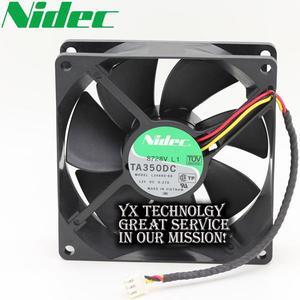 Nidec  TA350DC L34880-68 9025 12V 0.27A CPU cooling air volume of the chassis fan  Nidec 90*90*25mm