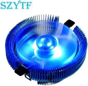 Overclocking three bluebird 4 smart version cpu radiator 4 pin silence led light desktop computer cpu fan