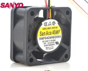 9WF0424H6D05 4020 DC 24V 0.08A 3-P axial cooling fan waterproof