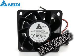 6038 6CM server chassis fan 12V 0.78A FFC0612DE PWM thermostat 60*60*38mm