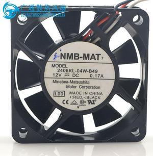 2406kL-04W-B49 DC 12V 0.17A  NMB 60 * 60 * 15MM