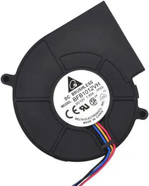 2pcs  9733 turbo centrifugal fan blower BFB1012VH 12V 1.80A wind capacity 97*97*33mm