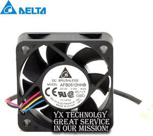 Delta  5015 AFB0512HHB 12V 0.20A double ball four wire PWM server fans  50*50*15mm