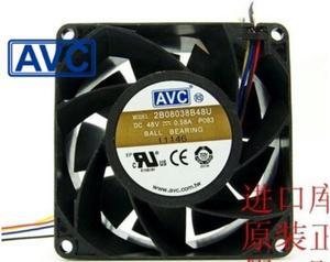 and  2B08038B48U 8038 8 48V 0.58A PWM double ball bearing fan 80*80*38mm