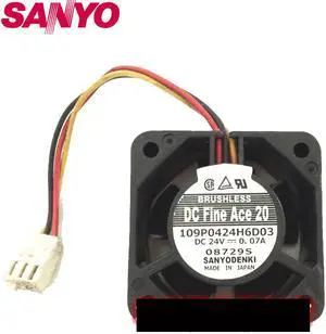 109P0424H6D03 4020 24V 0.07A 4CM 3-wire DC fan 40 * 40 * 20MM