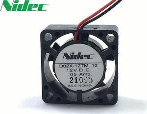 1pcs D02X-12TM DM500S DM800 mini fan 2.5CM 12V 0.05A