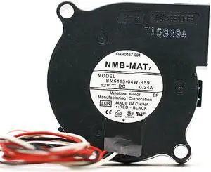 NMB BM5115-04W-B59 5015 12V 0.24A 5CM Projector Turbine Cooling Fan
