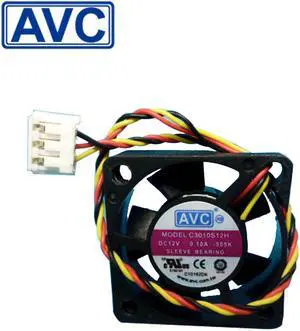 2pcs AVC C3010S12H 30*30*10mm 3*3cm 3010 silent cooling fan 12V 3CM