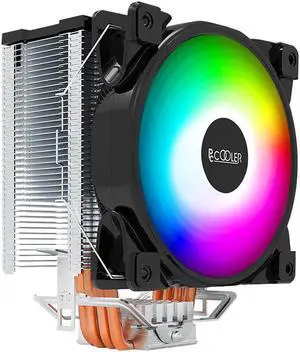 X4 colorful 4 Heatpipe CPU cooler with 120mm PWM quiet fan PC computer CPU cooling For intel LGA775 1155 1156 AM4 AM3