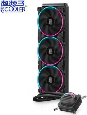 GI-AH360C AH280C CPU Water Cooler 120mm HALO RGB Fan For AMD AM4 AM3 intel 2011 2066 115X CPU Liquid Cooling Radiator