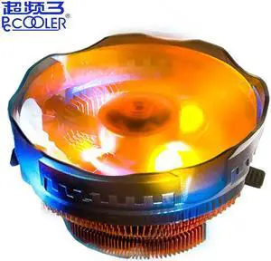 E121M CPU Cooler 120mm Orange LED 4pin PWM Cooling Fan silent Fan For AMD AM3 Intel 775 1155 1156 Computer Radiator
