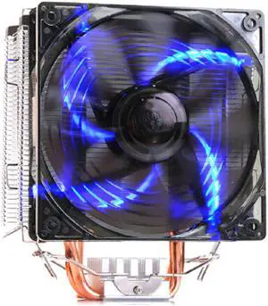X5 S1214 5 Heat pipe CPU Cooler 120mm led 4pin PWM fan For Intel LGA 775 1151 1155 1150 1156 AMD AM4 AM3 CPU cooling